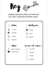 Bullet Journal Agenda intemporel - Bullet journal A5 - prérempli