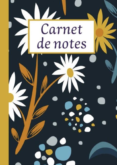 Carnet de Notes Fleur Chic Notebook - Intérieur 100 pages blanches