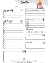Girlboss planner  Planifier, Organiser, S’améliorer Agenda pour maman, entrepreneur, freelance