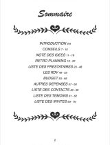 Planificateur de Mariage Wedding Planner. Carnet de mariage à remplir