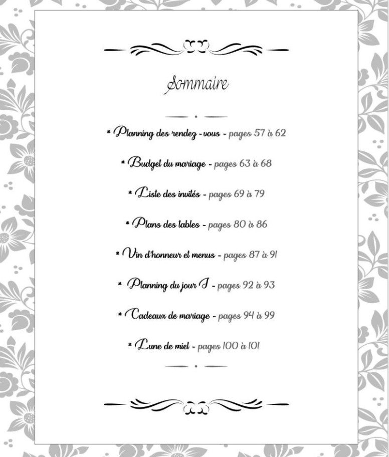 Planificateur De Mariage Wedding Planner A Compléter - Le Guide Parfait