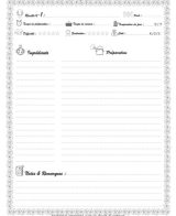 Carnet de Recettes 200 recettes à remplir, 214 pages avec index à Compléter et à Personnaliser