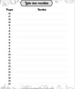 Mes recettes Carnet de 100 recettes cuisine à remplir Livre de cuisine personnalisable