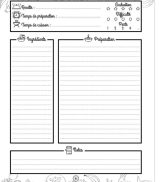 Mes recettes Carnet de 100 recettes cuisine à remplir Livre de cuisine personnalisable