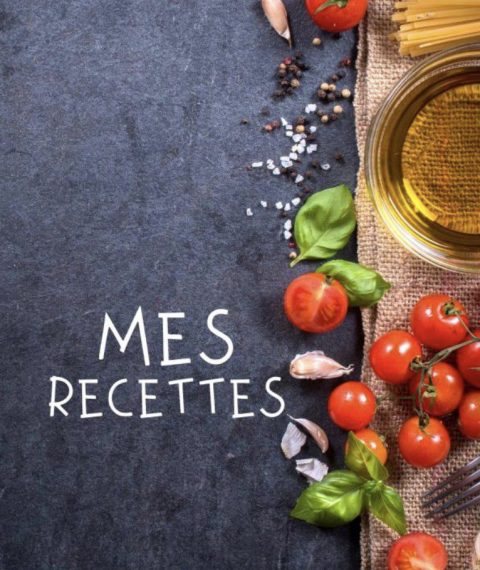 Recettes Livre de cuisine personnalisé à écrire 120 recette, XXL ,Couverture A4