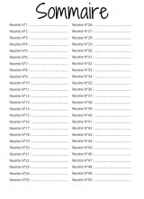 Recettes de mamie Carnet de recettes de cuisine à remplir - 100 fiches de recettes à personnaliser