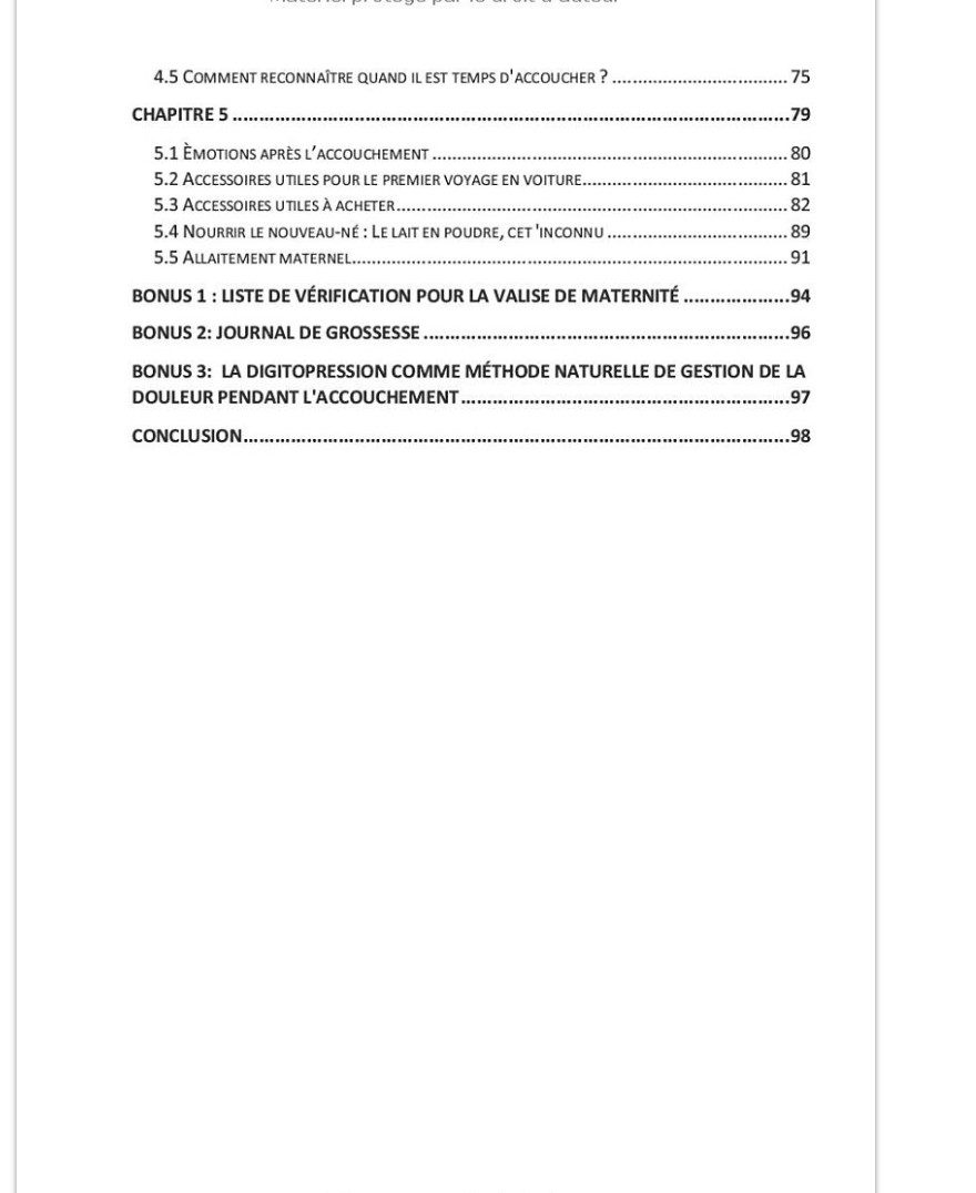 Maman pour la Première Fois Un Guide Exhaustif pour les Femmes Enceintes. Tout ce que Vous Devez Savoir