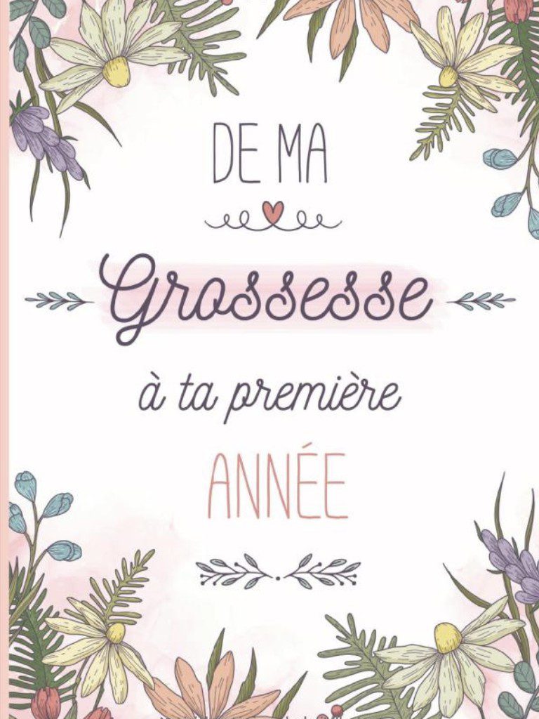 Mon livre de grossesse De la grossesse à la première année de bébé – Cadeau idéal pour future maman