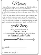 Maman raconte moi ton histoire Livre de souvenirs – Idée cadeau original à offrir à sa maman