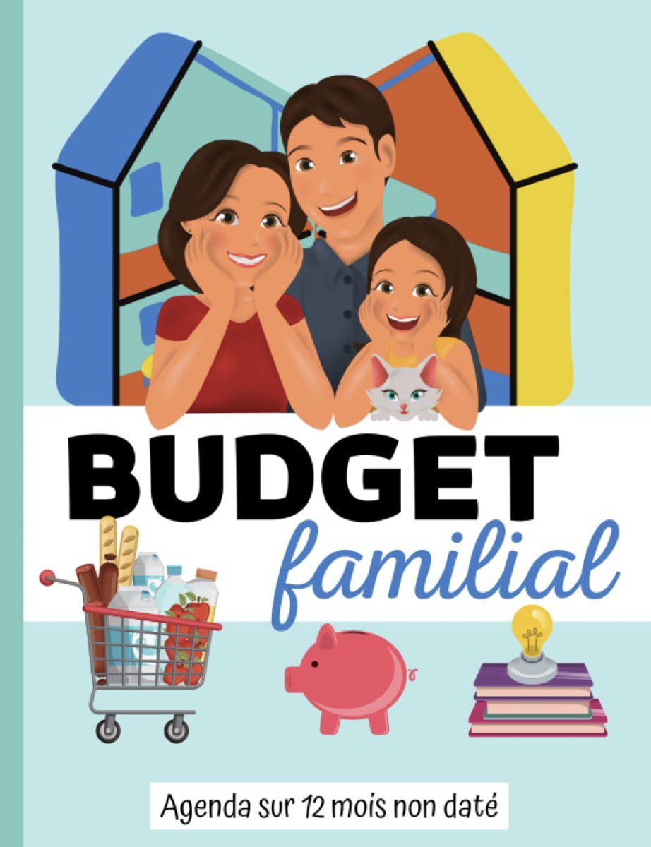 BUDGET FAMILIAL Livre de comptes - Agenda sur 12 mois non daté