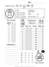 Carnet de Suivi de Bébé de 0 à 3 mois Journal de naissance à compléter