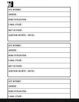 Carnet MOTS DE PASSE INTERNET alphabétique - Très pratique pour ne plus oublier ses codes - Format poche