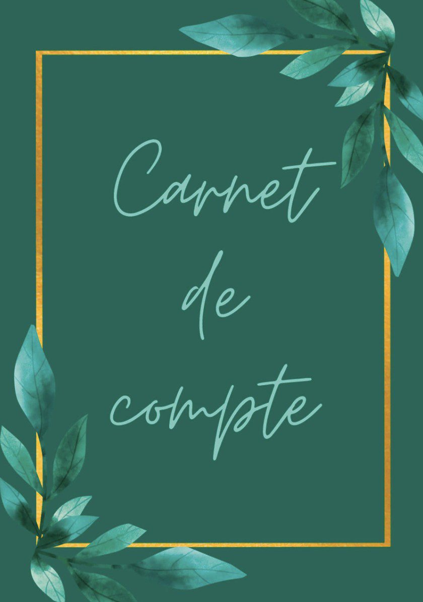 Carnet de compte à remplir Gestion budgétaire, Cahier de suivi de budget familial