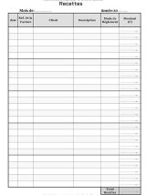 Livre de Compte Recette Dépense Cahier de tenue de compte pour Auto-entrepreneurs, Micro-entrepreneurs