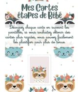 Carte étapes Bébé – 18 cartes étapes à découper Cadeau de naissance