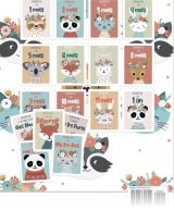 Carte étapes Bébé – 18 cartes étapes à découper Cadeau de naissance
