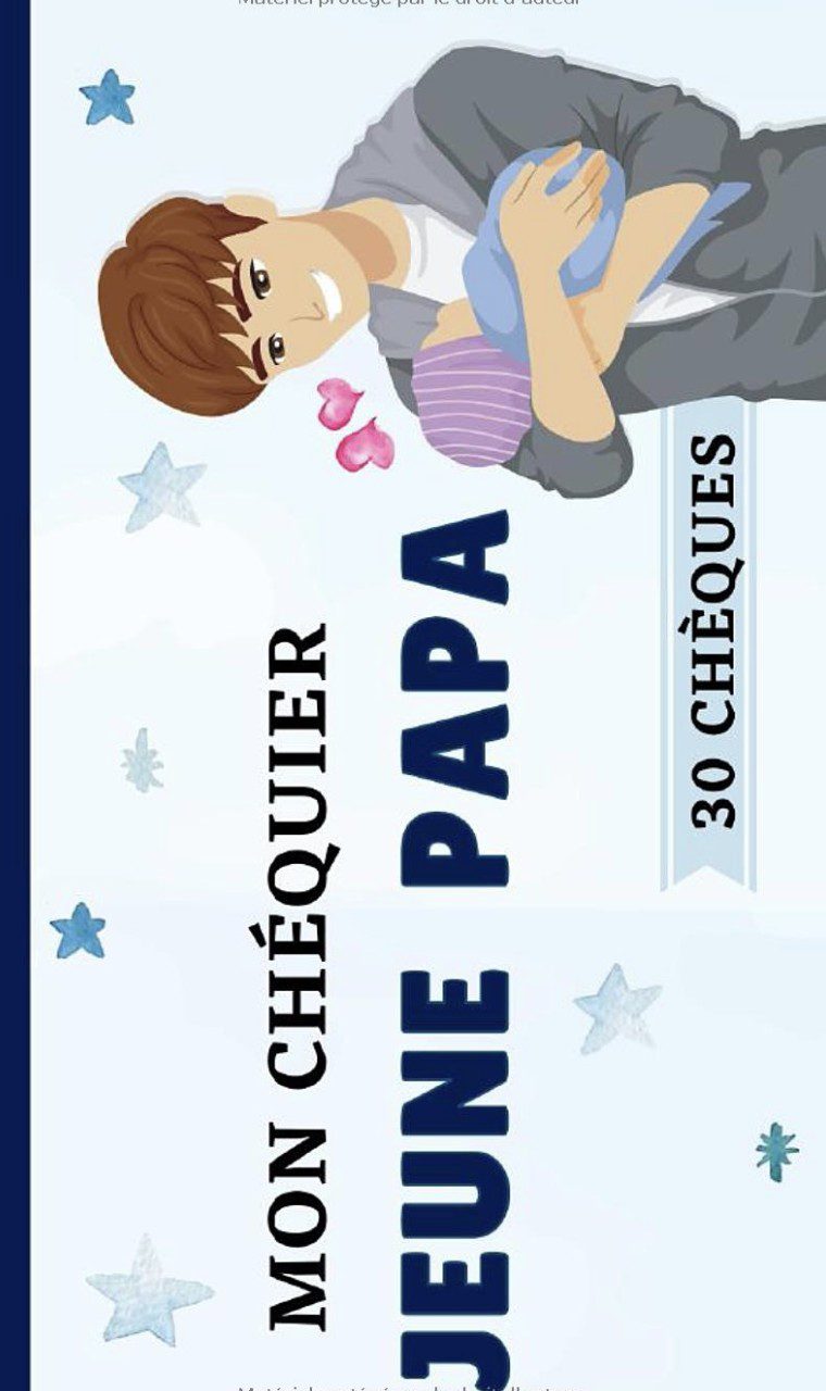Mon chéquier jeune papa - 30 chèques Livre de coupons pour offrir
