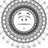 EMOJI – Livre de coloriage Mandalas rigolos, Volume 1 | Zen Motifs pour adultes – 25 dessins à colorier