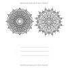 Livre de coloriage adulte – Mandalas de fleurs anti-stress, 48 illustrations uniques, format carré 21,6 cm, 100 pages