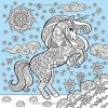 Mon super livre de coloriages – Mandalas licornes | Grand format, papier épais, 60 coloriages