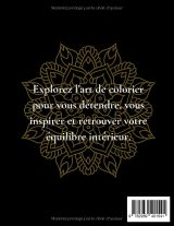 Mandalas : Le Voyage Intérieur – Livre de coloriage adulte avec histoire spirituelle, anti-stress et bien-être – 71 pages, Français