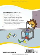 Bloc préscolaire 5 ans – Cahier d’activités à découper, coller et colorier (A5, 64 pages)