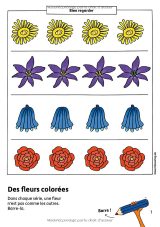 Bloc maternelle 4–5 ans – Jeux des différences, labyrinthes, points à relier et coloriages – Cahier d’activités A5, 64 pages