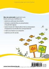 Bloc maternelle 4–5 ans – Jeux des différences, labyrinthes, points à relier et coloriages – Cahier d’activités A5, 64 pages