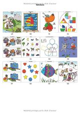 Bloc maternelle 4 ans – Formes, couleurs, erreurs à trouver, coloriage et devinettes – Cahier d’activités A5, 64 pages