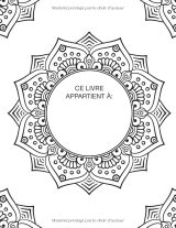 Livre de coloriage Mandalas Animaux – 50 mandalas d’animaux à colorier pour filles dès 6 ans