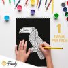 Livre de Coloriage Mandala Animaux pour Enfants : Stress Réduit, Motricité Améliorée, Papier Premium A4