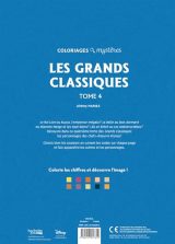 Coloriages Mystères Disney - Les Grands Classiques Tome 4 : Plongez dans la magie des chefs-d'œuvre animés