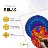 Finoly Mandalas Animaux Anti-Stress A4 - Cahier de Coloriage Adulte avec Reliure Spirale