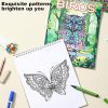3 Livres de Coloriage Mandala pour Adultes - Relaxation Anti-Stress, Motifs Variés A4