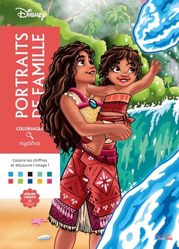Coloriages Mystères Disney - Portraits de Famille : Redécouvrez la magie Disney en coloriant des moments familiaux iconiques.