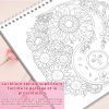 Livre de Coloriage Anti-Stress Elfew Fleurs : 35 Motifs Relaxants pour Adultes, Art-Thérapie et Loisirs Créatifs