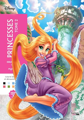 Coloriages Mystères Disney Princesses Tome 2 : L'Art de Révéler les Héroïnes par les Chiffres