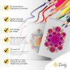 Finoly Mandalas à Colorier pour Adultes : Anti-Stress, A4, Reliure Spirale, Papier Premium