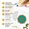 Finoly Mandalas à Colorier pour Adultes - Livre Anti-Stress Zen Vol 1 - 30 Illustrations Originales A4 Reliure Spirale