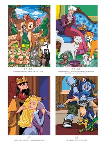 Coloriages Mystères Disney - Portraits de Famille : Redécouvrez la magie Disney en coloriant des moments familiaux iconiques.