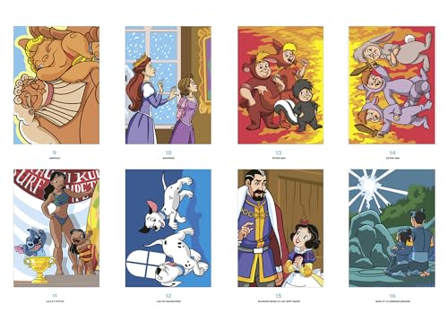 Coloriages Mystères Disney - Famille : Détente et Créativité pour Tous les Âges