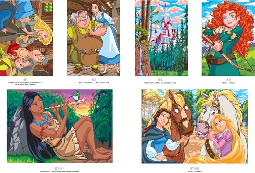 Coloriages Mystères Disney Princesses Tome 2 : L'Art de Révéler les Héroïnes par les Chiffres