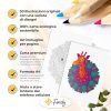 Finoly Mandalas Animaux Anti-Stress A4 - Cahier de Coloriage Adulte avec Reliure Spirale