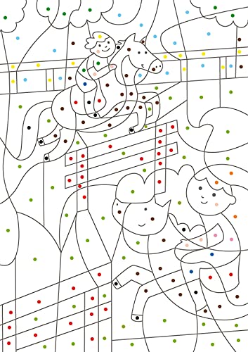 Mon Cahier de Coloriages Magiques Chevaux : 32 Illustrations Enchantées pour Enfants dès 5 ans