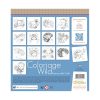 MY MANDARINE Carnet de coloriage Wild - Collection Emmanuelle Colin - 28 pages 20x20cm - Papier Clairefontaine 250g