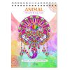 Finoly Mandalas Animaux Anti-Stress A4 - Cahier de Coloriage Adulte avec Reliure Spirale