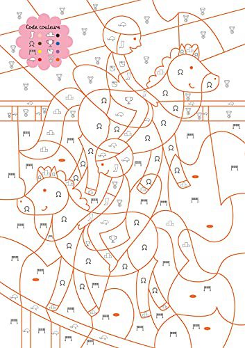 Mon Cahier de Coloriages Magiques Chevaux : 32 Illustrations Enchantées pour Enfants dès 5 ans