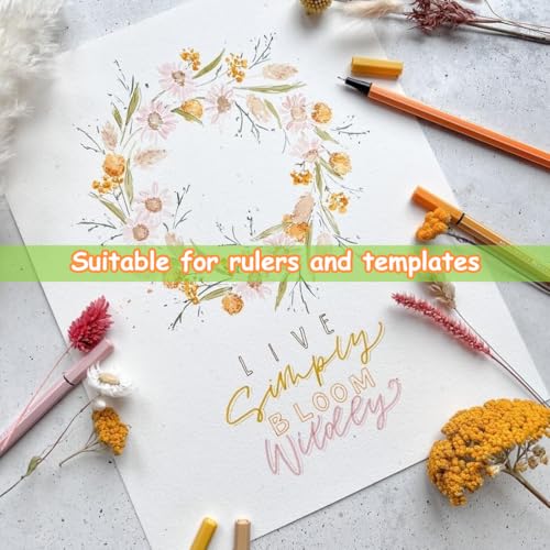 Stylo Feutre Pointe Fine 12 Couleurs Intenses pour Dessin, Coloriage, Bullet Journal