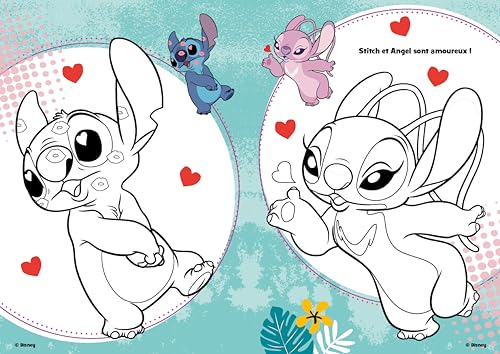 Disney Stitch Coloriage : Plus de 100 Stickers pour des Heures d'Aventure Créative Dès 4 Ans