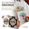 Finoly Mandalas à Colorier pour Adultes : Anti-Stress, A4, Reliure Spirale, Papier Premium